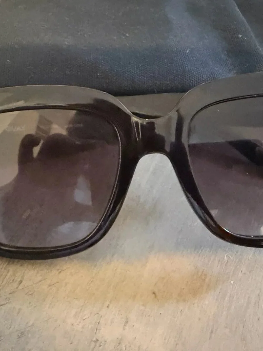 (2) QUAY Australia After Hours Sunglasses Black / Brown- Slightly Used